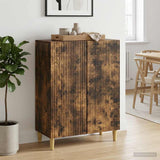 Vidaxl dressoir gerookt eiken 66 x 34,5 x 90 cm bewerkt hout