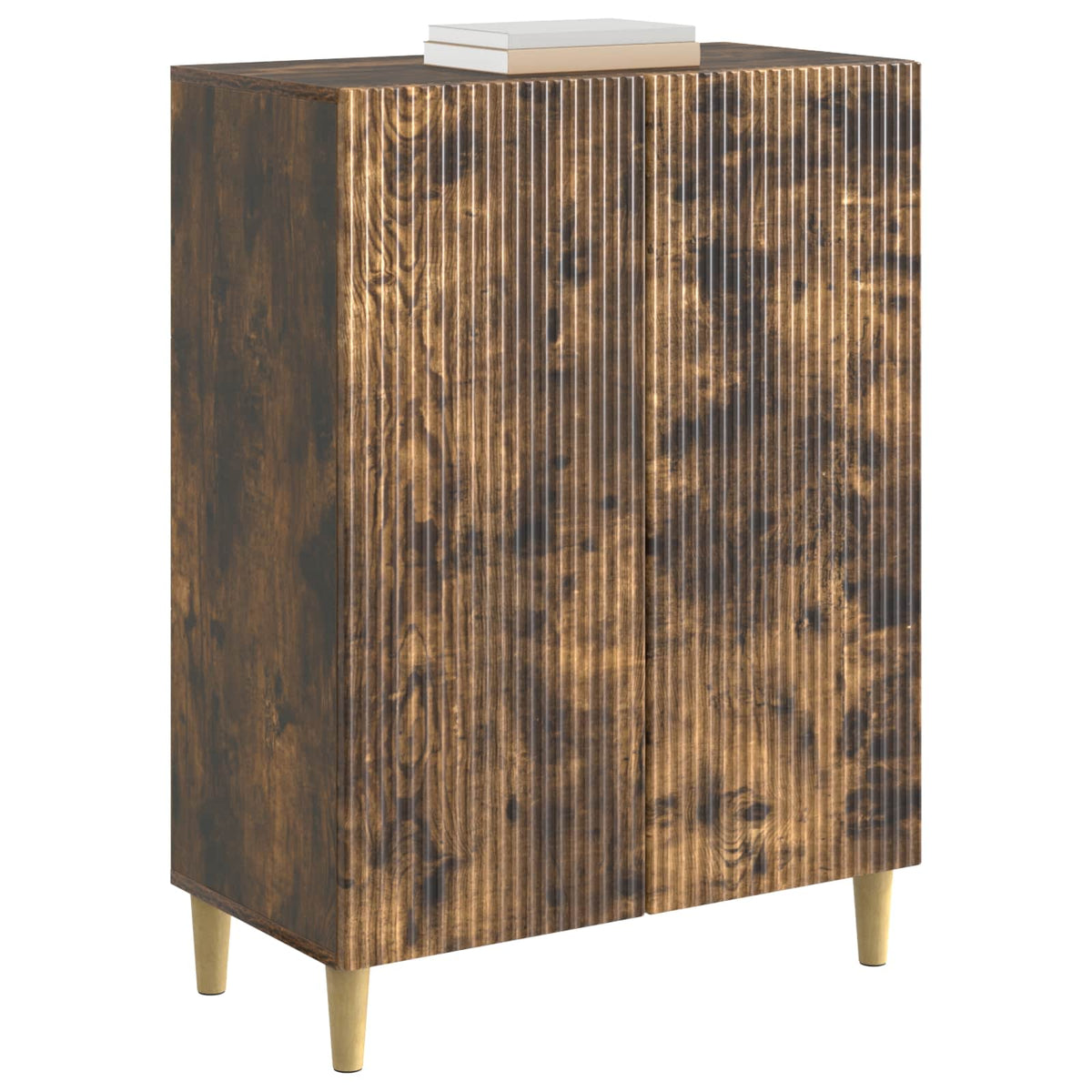 Vidaxl dressoir gerookt eiken 66 x 34,5 x 90 cm bewerkt hout