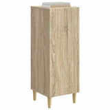 Vidaxl dressoir sonoma eiken 33 x 34,5 x 90 cm bewerkt hout