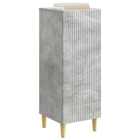 Vidaxl dressoir betongrijs 33 x 34,5 x 90 cm bewerkt hout