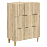 Vidaxl ladenkast 66 x 34,5 x 90 cm bewerkt hout sonoma eiken