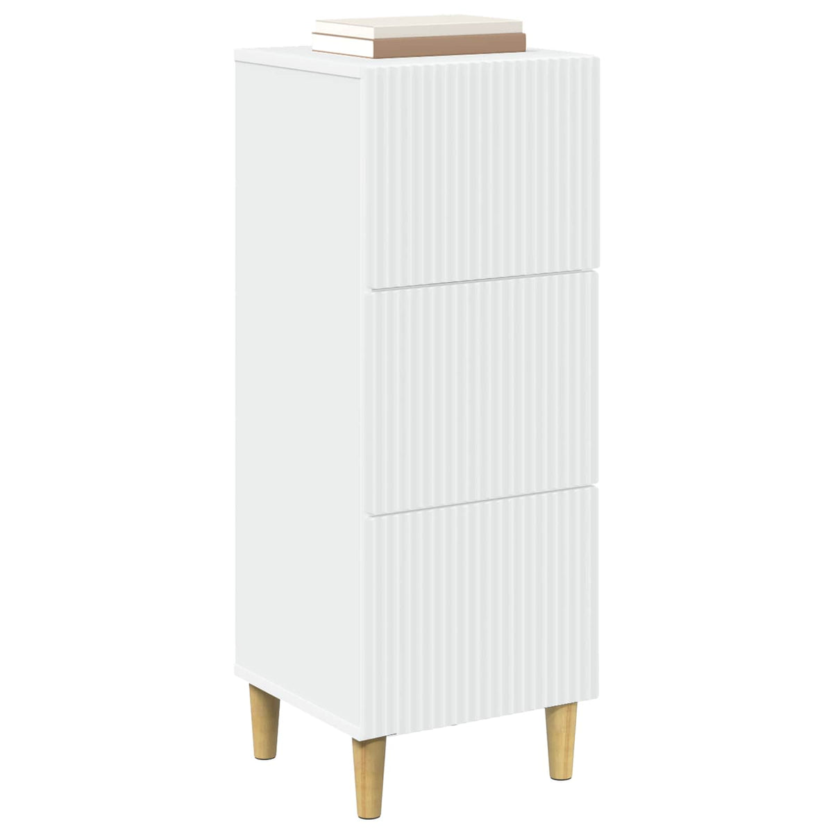 Vidaxl ladenkast wit 33 x 34,5 x 90 cm bewerkt hout