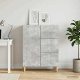 Vidaxl dressoir met lade betongrijs 66 x 34,5 x 90 cm bewerkt hout