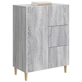 Vidaxl dressoir met lade grijs sonoma 66 x 34,5 x 90 cm bewerkt hout