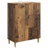 Vidaxl dressoir met lade oud hout 66 x 34,5 x 90 cm bewerkt hout