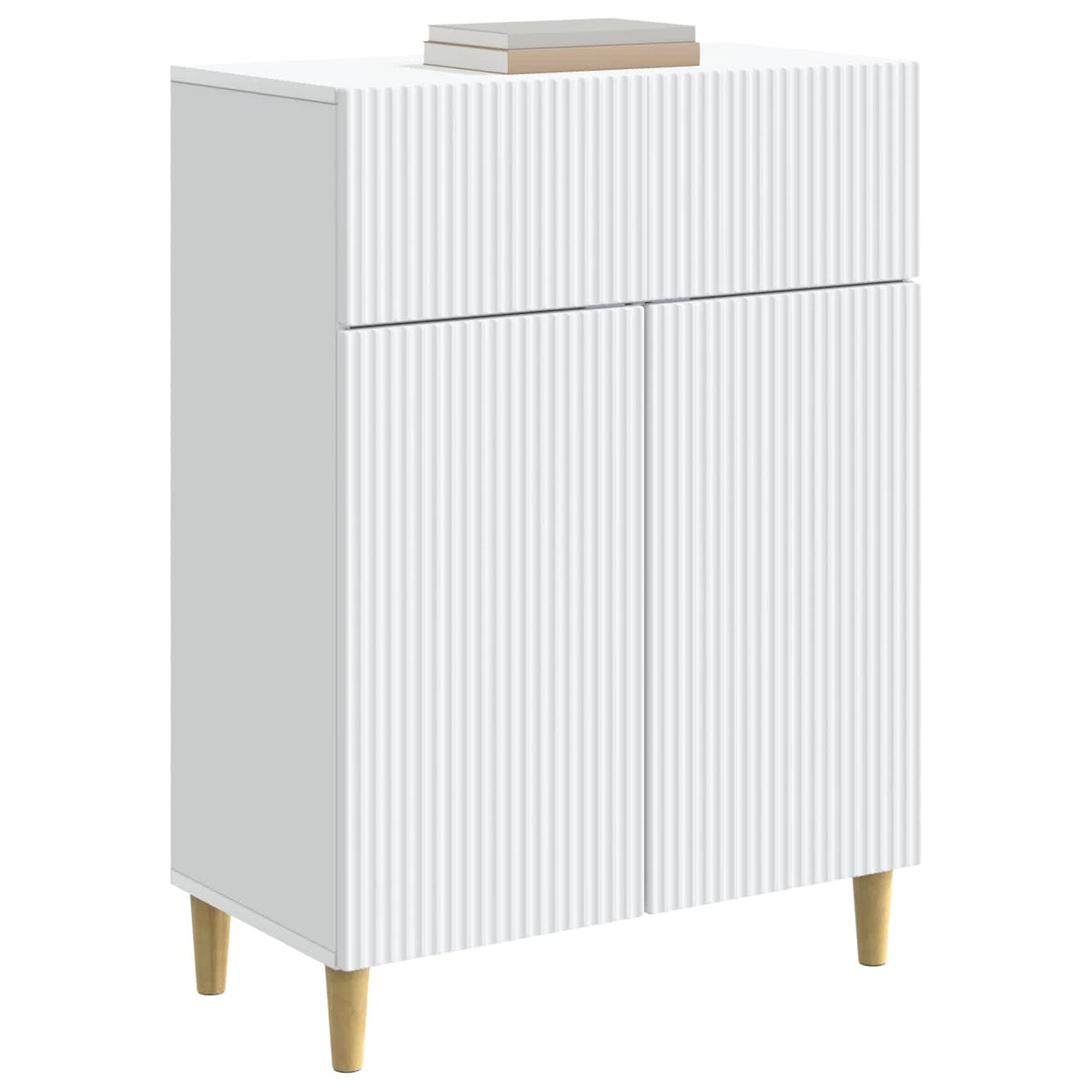 Vidaxl dressoir wit 66 x 34,5 x 90 cm bewerkt hout