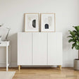 Vidaxl dressoir wit 89 x 34,5 x 80 cm bewerkt hout