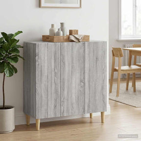 Vidaxl dressoir grijs sonoma 89 x 34,5 x 80 cm bewerkt hout