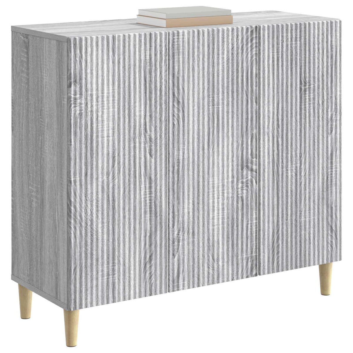 Vidaxl dressoir grijs sonoma 89 x 34,5 x 80 cm bewerkt hout
