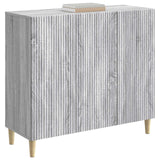 Vidaxl dressoir grijs sonoma 89 x 34,5 x 80 cm bewerkt hout