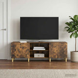 Vidaxl tv-kast gerookt eiken 150 x 31 x 50 cm bewerkt hout