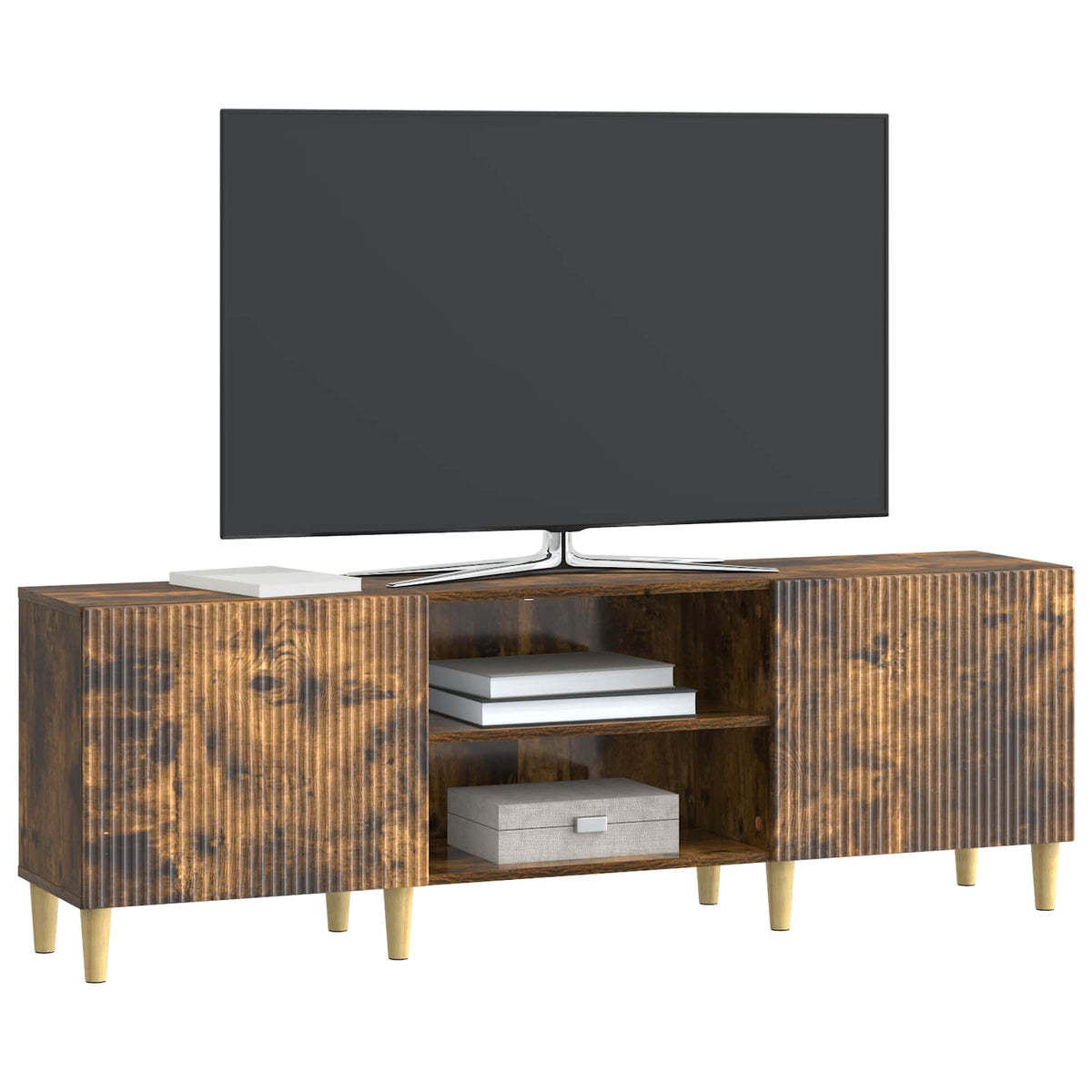 Vidaxl tv-kast gerookt eiken 150 x 31 x 50 cm bewerkt hout