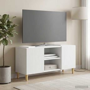 Vidaxl tv-kast wit 102 x 34,5 x 50 cm bewerkt hout