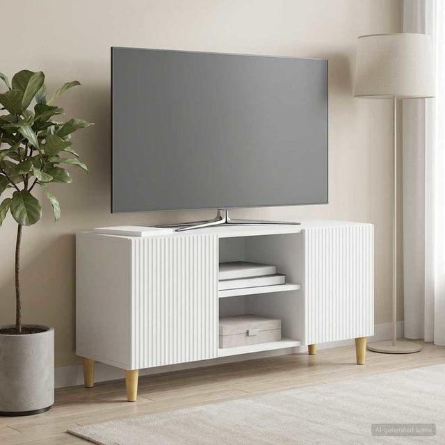 Vidaxl tv-kast wit 102 x 34,5 x 50 cm bewerkt hout