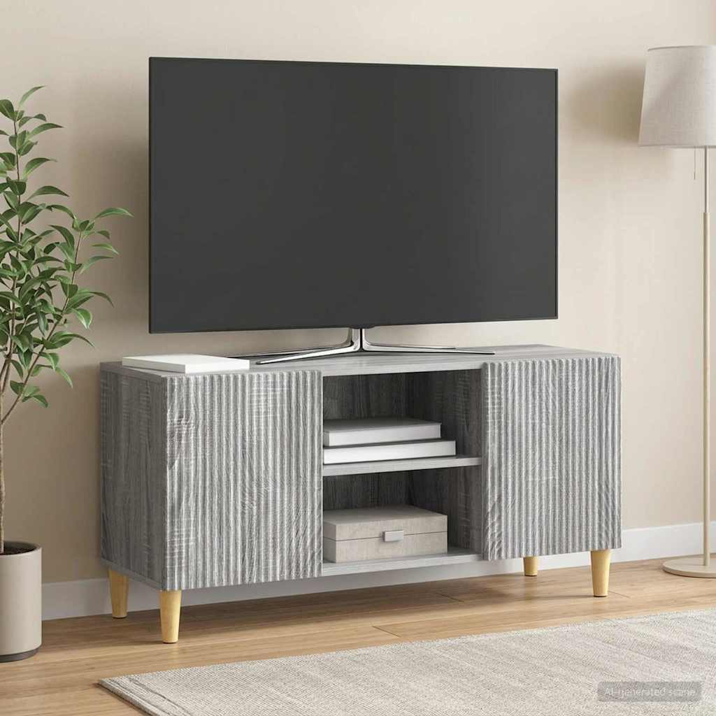 Vidaxl tv-kast 102 x 34,5 x 50 cm grijs sonoma bewerkt hout