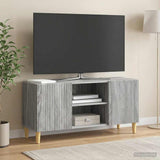 Vidaxl tv-kast 102 x 34,5 x 50 cm grijs sonoma bewerkt hout