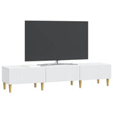 Vidaxl tv-kast met lade wit 147 x 34,5 x 30 cm bewerkt hout