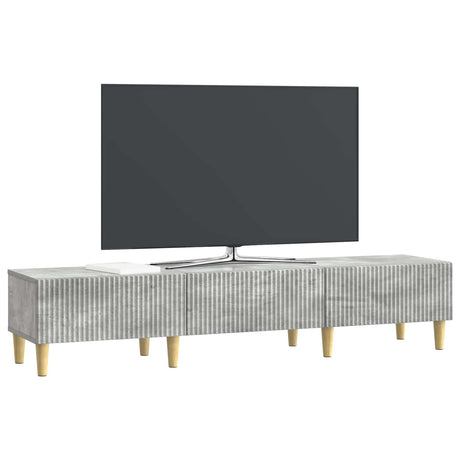 Vidaxl tv-kast met lade betongrijs 147 x 34,5 x 30 cm bewerkt hout