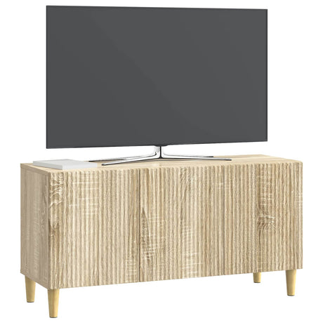 Vidaxl tv-kast 99 x 34,5 x 50 cm sonoma eiken bewerkt hout