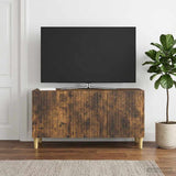 Vidaxl tv-kast 99 x 34,5 x 50 cm gerookt eiken bewerkt hout