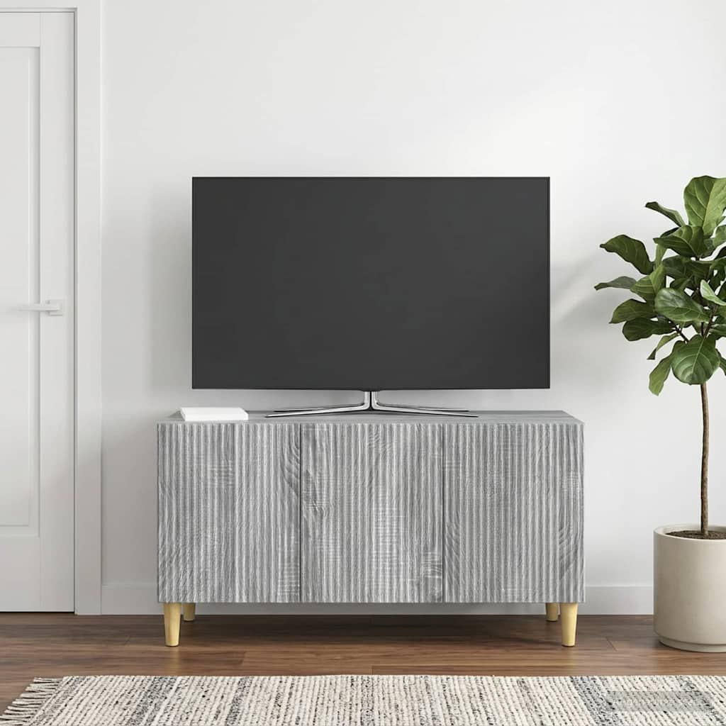 Vidaxl tv-kast 99 x 34,5 x 50 cm grijs sonoma bewerkt hout