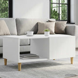 Vidaxl salontafel wit 90 x 50 x 40 cm bewerkt hout