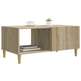 Vidaxl salontafel sonoma eiken 90 x 50 x 40 cm bewerkt hout