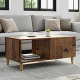 Vidaxl salontafel oud hout 90 x 50 x 40 cm bewerkt hout