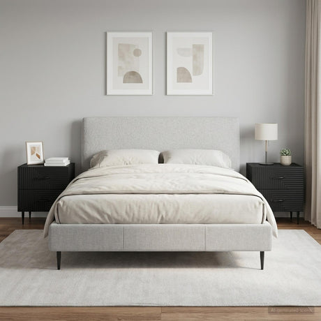 Vidaxl nachtkastje 2 st zwart 43 x 34,5 x 47,5 cm bewerkt hout