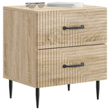 Vidaxl nachtkastje sonoma eiken 43 x 34,5 x 47,5 cm bewerkt hout
