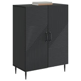 Vidaxl dressoir zwart 66 x 34,5 x 89,5 cm bewerkt hout