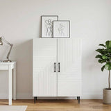Vidaxl dressoir hoogglans wit 66 x 34,5 x 89,5 cm bewerkt hout