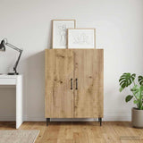 Vidaxl dressoir artisanaal eiken 66 x 34,5 x 89,5 cm bewerkt hout