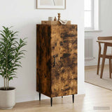 Vidaxl dressoir gerookt eiken 33 x 34,5 x 89,5 cm bewerkt hout