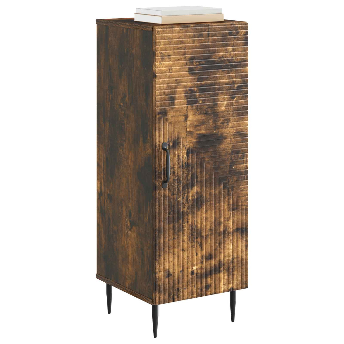 Vidaxl dressoir gerookt eiken 33 x 34,5 x 89,5 cm bewerkt hout