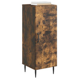 Vidaxl dressoir gerookt eiken 33 x 34,5 x 89,5 cm bewerkt hout