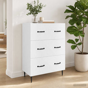 Vidaxl ladenkast wit 66 x 34,5 x 89,5 cm bewerkt hout