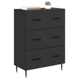 Vidaxl ladenkast zwart 66 x 34,5 x 89,5 cm bewerkt hout