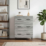 Vidaxl ladenkast grijs sonoma 66 x 34,5 x 89,5 cm bewerkt hout