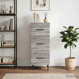 Vidaxl ladenkast grijs sonoma 33 x 34,5 x 89,5 cm bewerkt hout