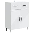 Vidaxl dressoir wit 66 x 34,5 x 89,5 cm bewerkt hout