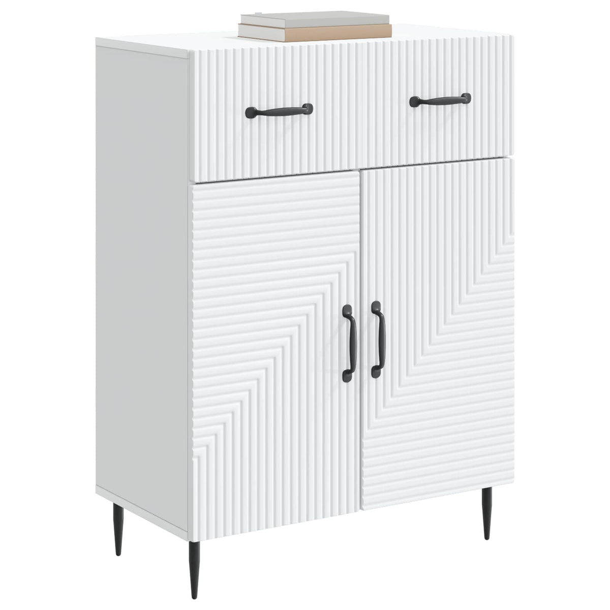 Vidaxl dressoir wit 66 x 34,5 x 89,5 cm bewerkt hout