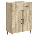 Vidaxl dressoir sonoma eiken 66 x 34,5 x 89,5 cm bewerkt hout