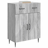 Vidaxl dressoir grijs sonoma 66 x 34,5 x 89,5 cm bewerkt hout