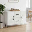 Vidaxl dressoir wit 89 x 34,5 x 60 cm bewerkt hout