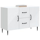 Vidaxl dressoir wit 89 x 34,5 x 60 cm bewerkt hout