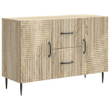 Vidaxl dressoir met lade sonoma eiken 89 x 34,5 x 60 cm bewerkt hout