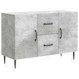 Vidaxl dressoir met lade betongrijs 89 x 34,5 x 60 cm bewerkt hout