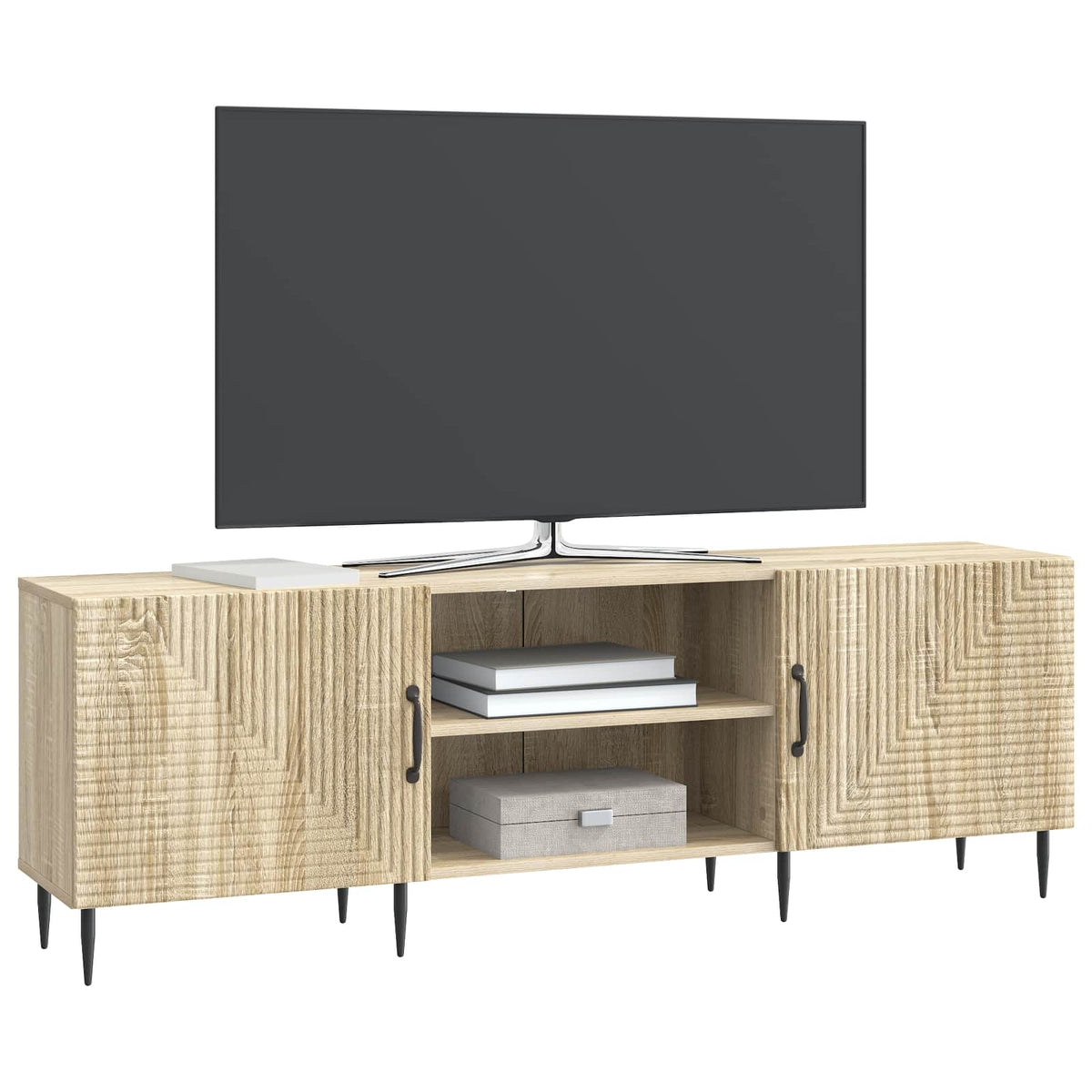 Vidaxl tv-kast 150 x 31 x 50 cm sonoma eiken bewerkt hout