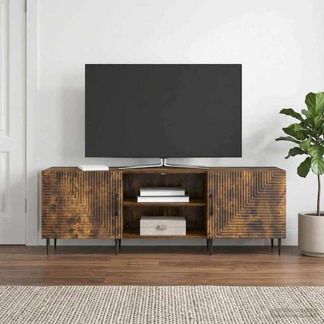 Vidaxl tv-kast 150 x 31 x 50 cm gerookt eiken bewerkt hout